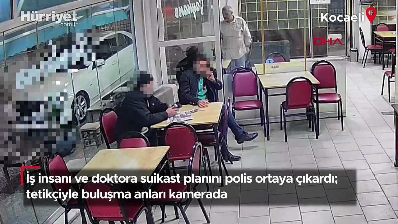 İş insanı ve doktora suikast planını polis ortaya çıkardı; tetikçiyle buluşma anları kamerada