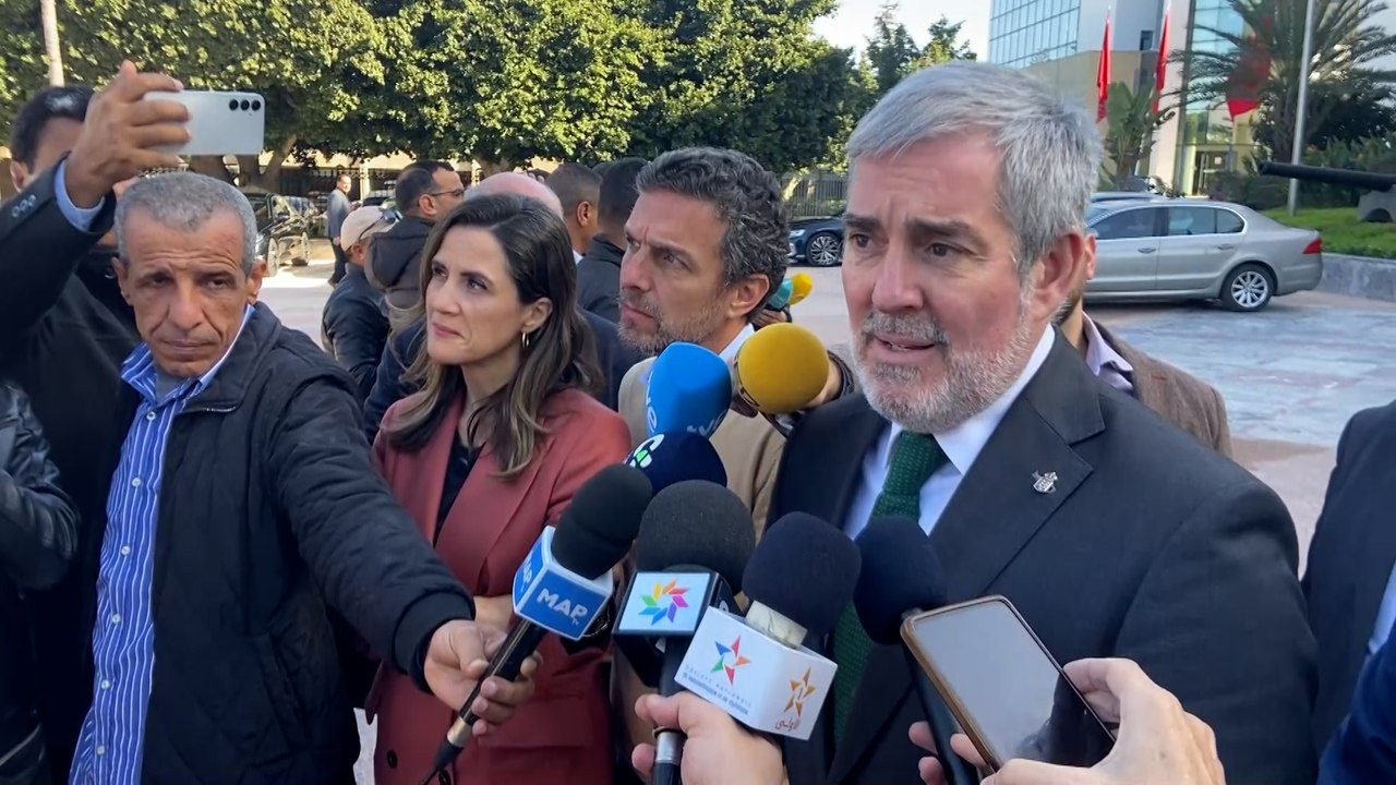 Clavijo: "Quiero destacar el esfuerzo importantísimo de Marruecos en materia de inmigración"