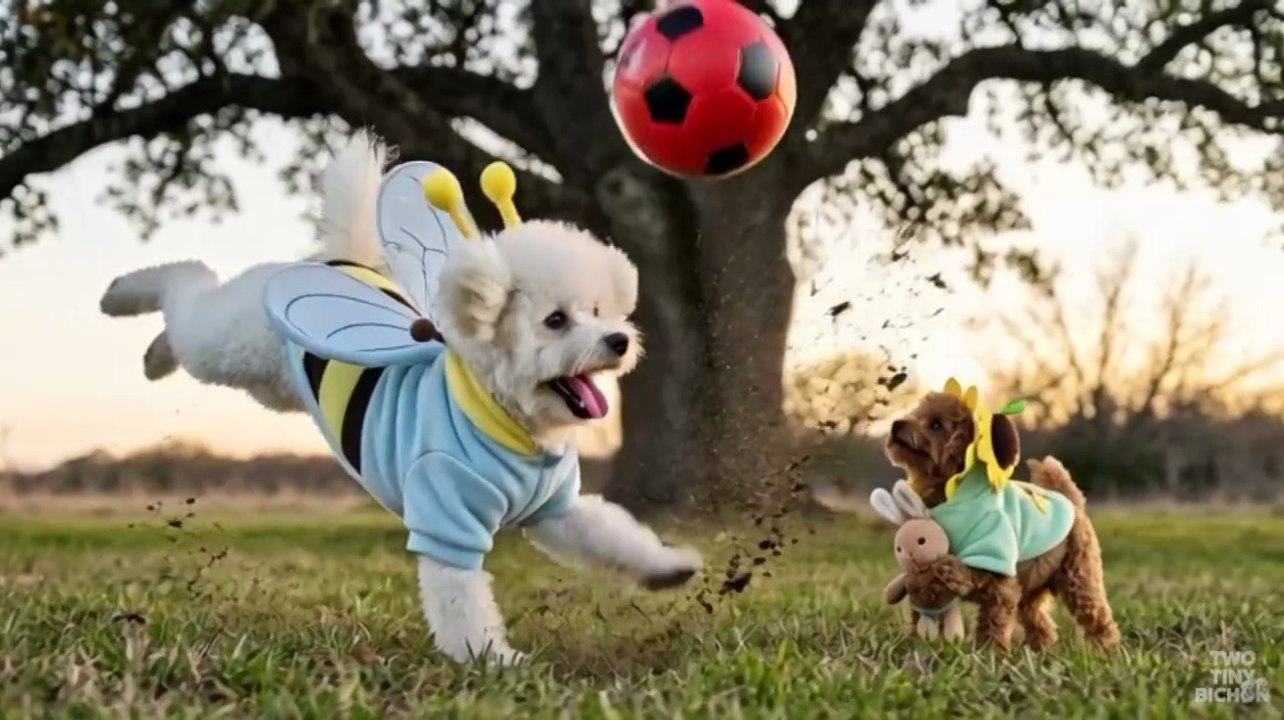 ATTACK OF 1000 BEES! 🐝😱 Puppy Run for Their Lives! (Funny Ending)