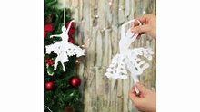 EASY CRAFT SNOWFLAKE BALLERINAS FOR THE HOLIDAY SEASON