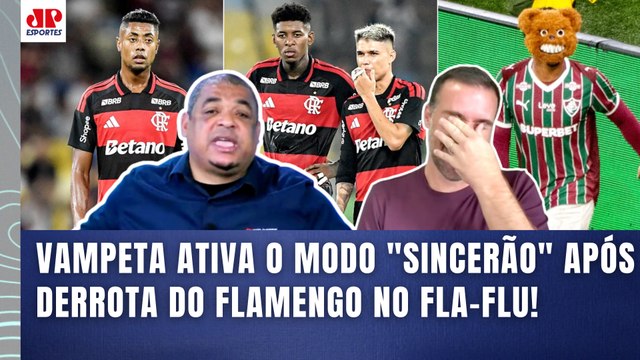 OLHA A MER%@ QUE FALARAM NA TV, cara! O FLAMENGO... Vampeta É SINCERO após DERROTA pro Fluminense!
