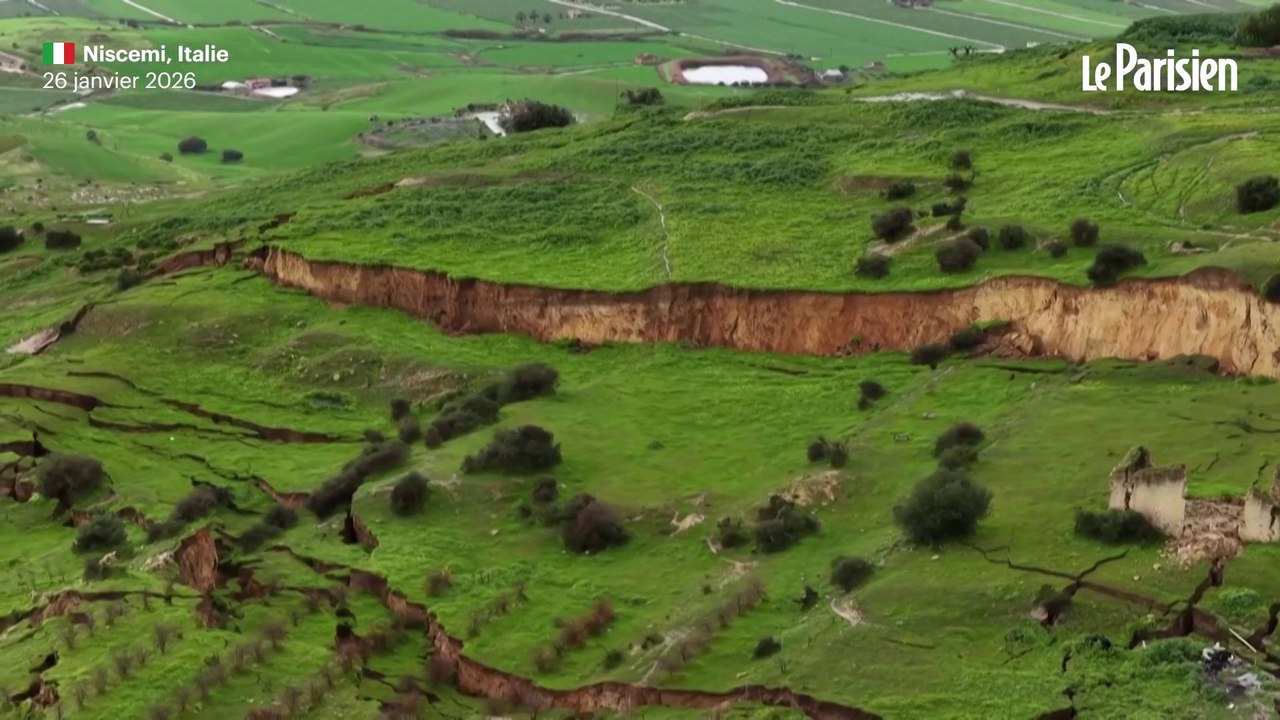 Sicile : un pan de falaise s’effondre sur 4 km pendant une tempête, plus de 1 000 personnes évacuées