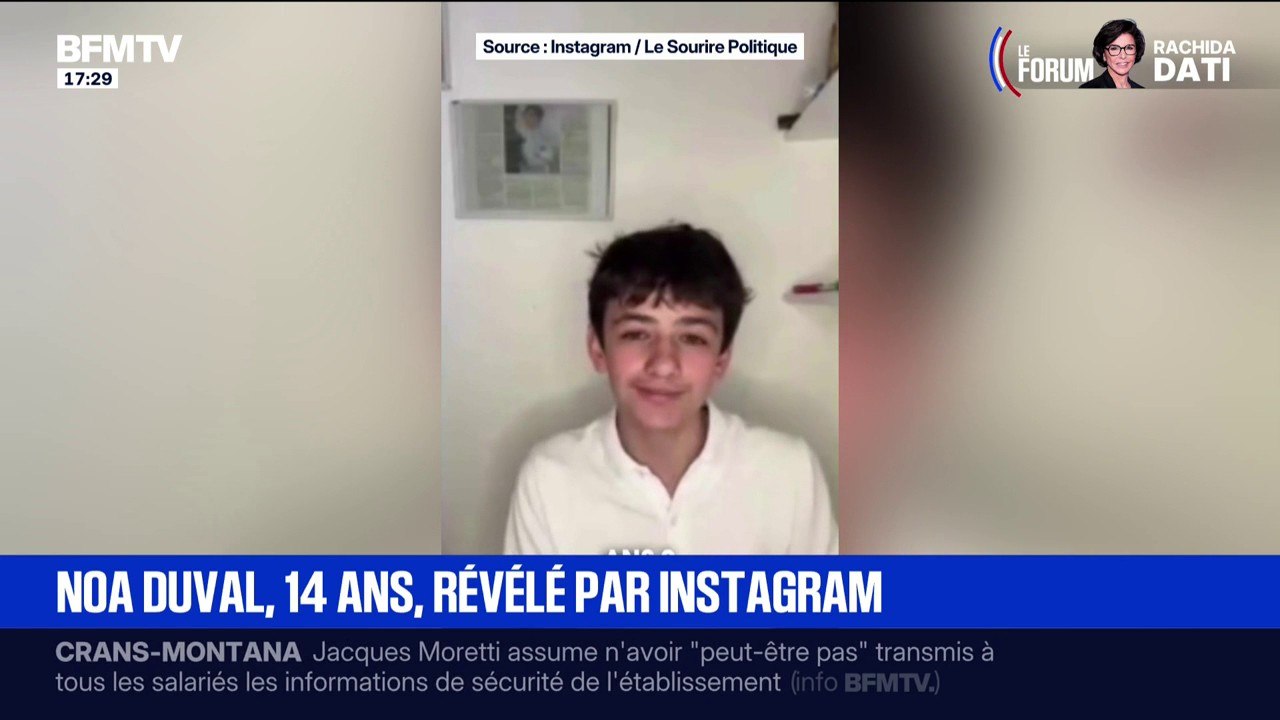 Faut-il interdire les réseaux sociaux aux moins de 15 ans ? pour Noa Duval, 14 ans et influenceur, "le problème, c'est le contenu"