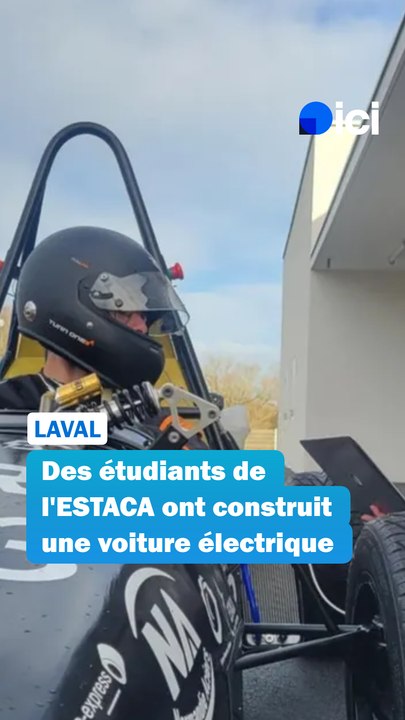 Les étudiants de l'école d'ingénieur de Laval ont construit une voiture électrique