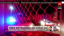 Tres detenidos tras choque entre civiles armados y Guardia Nacional en Hidalgo