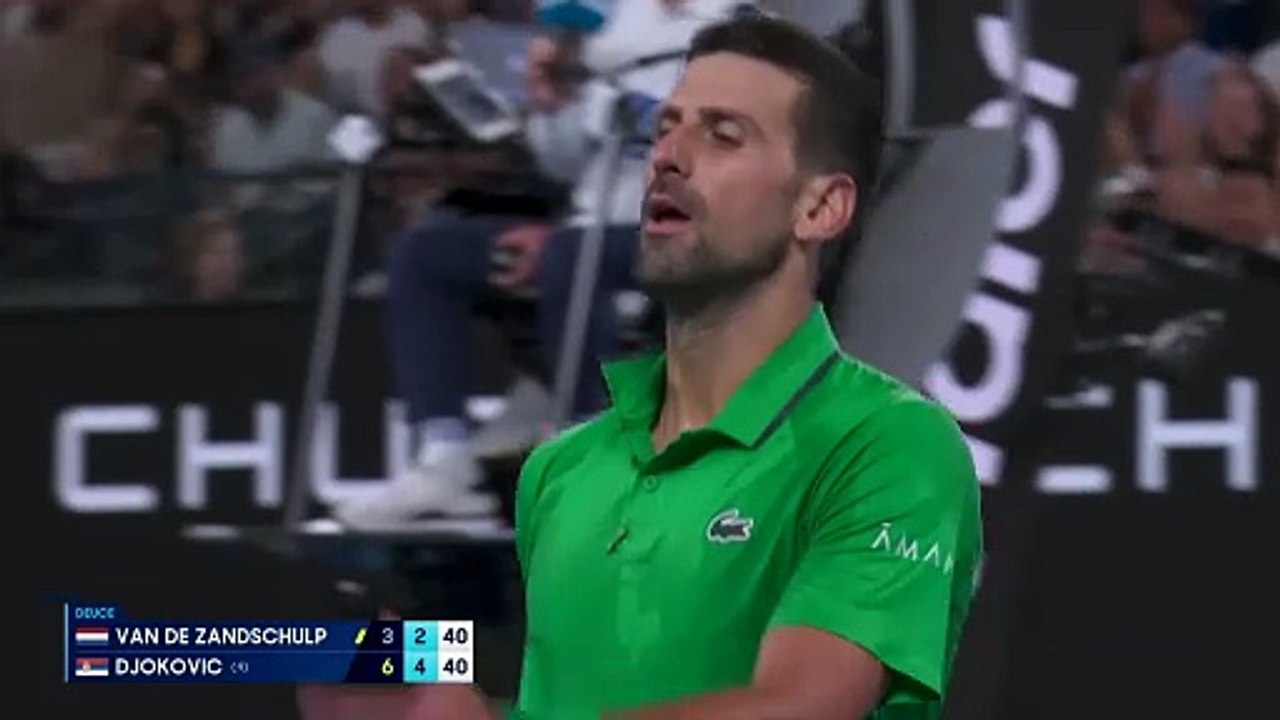 Botic van de Zandschulp vs Novak Djokovic | Resumen | Tercera Ronda del Abierto de Australia 2026