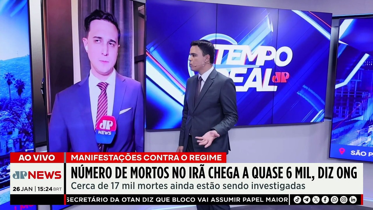 Crise no Irã: número de mortos chega a 6 mil após manifestações contra regime | TEMPO REAL