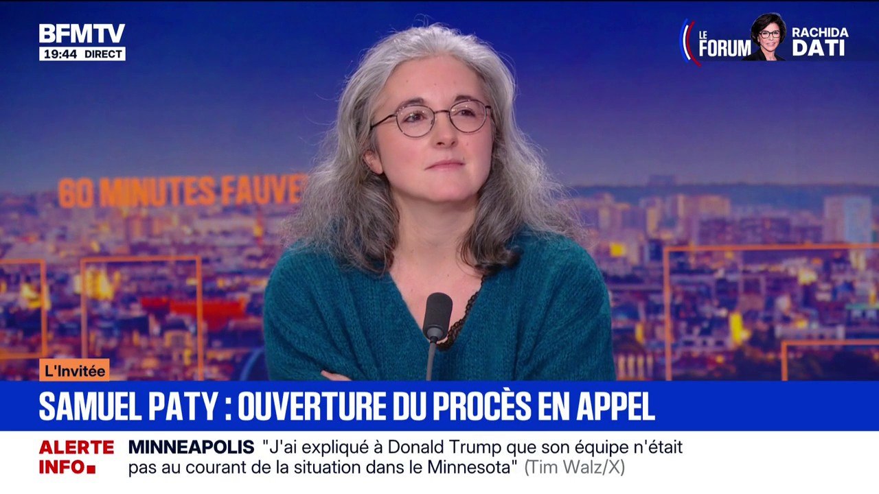 Mort de Samuel Paty: "On l'accuse d'être responsable de sa propre mort, et c'est absolument inaudible", déclare Gaëlle Paty, sœur de l'enseignant