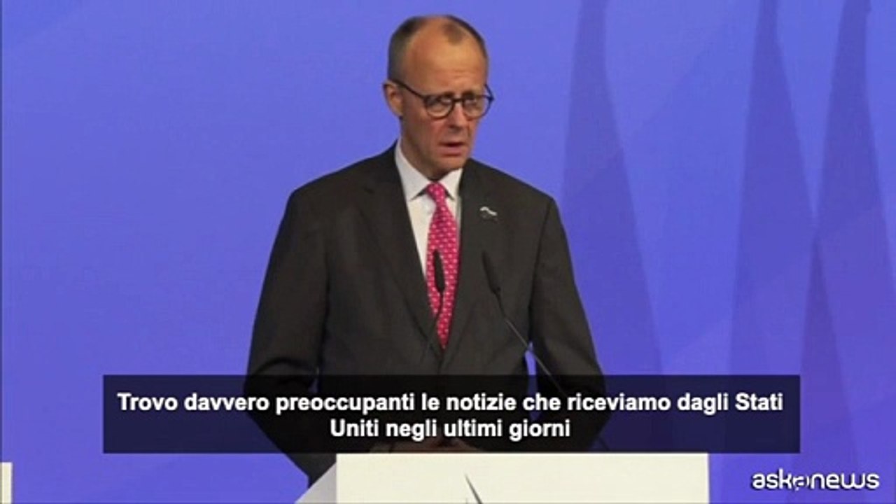 Minneapolis, Merz: livello di violenza negli Stati Uniti preoccupante