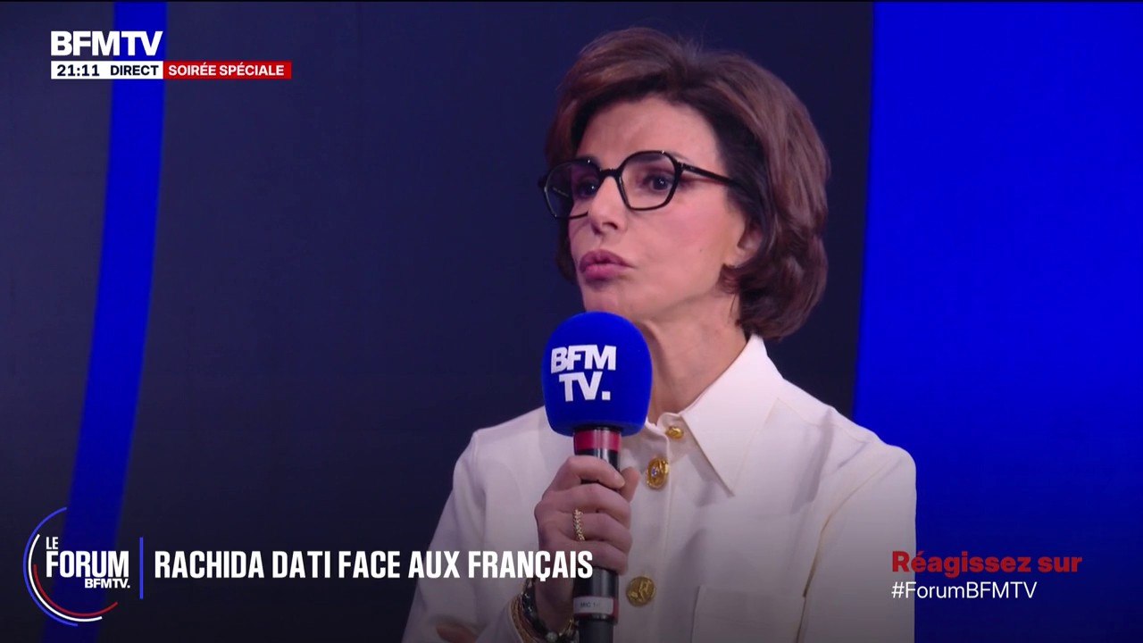FORUM BFM - "2027 va être crucial", estime Rachida Dati, ministre de la Culture