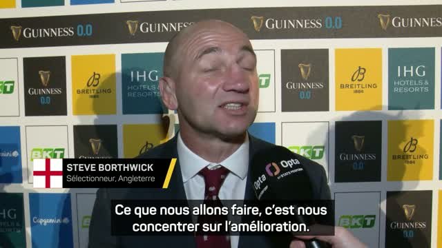 Angleterre - Borthwick : L’objectif immédiat est le match devant nous