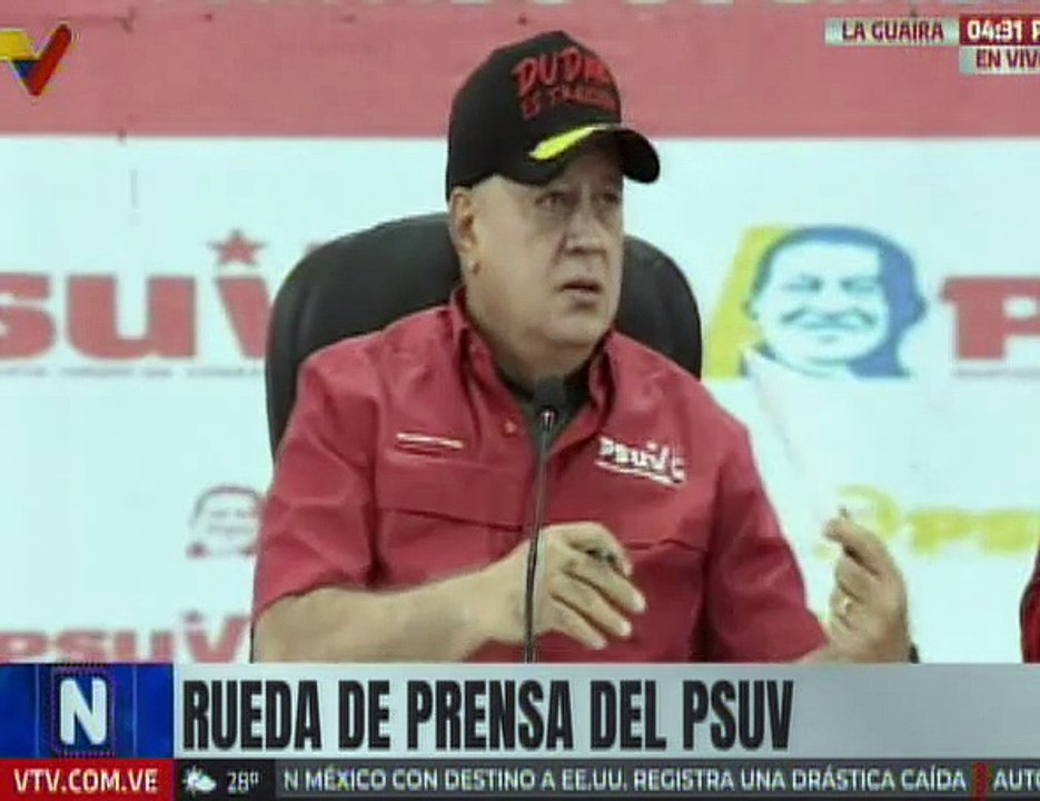 Secretario general del PSUV: Este pueblo achantao jamás será, venimos de muchas luchas históricas