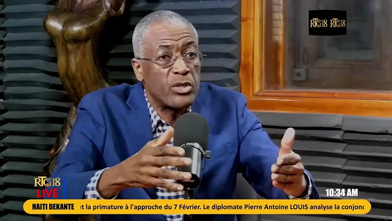 Diplomate Pierre Antoine LOUIS mande aktè politik yo chita pale pou jwenn yon solisyon avan 7 Févr.