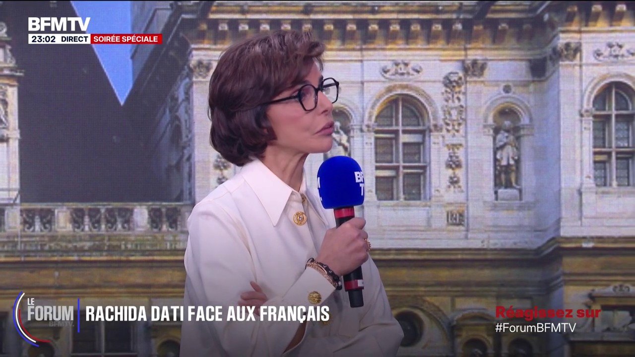 FORUM BFM - "Je quitterai le ministère de la Culture": Rachida Dati, ministre de la Culture, répond à Corinne, qui lui demande pourquoi elle n'a pas démissionné quand elle s'est présentée pour les élections municipales à Paris