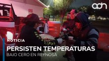 Reynosa sigue congelada: temperaturas bajo cero no dan tregua