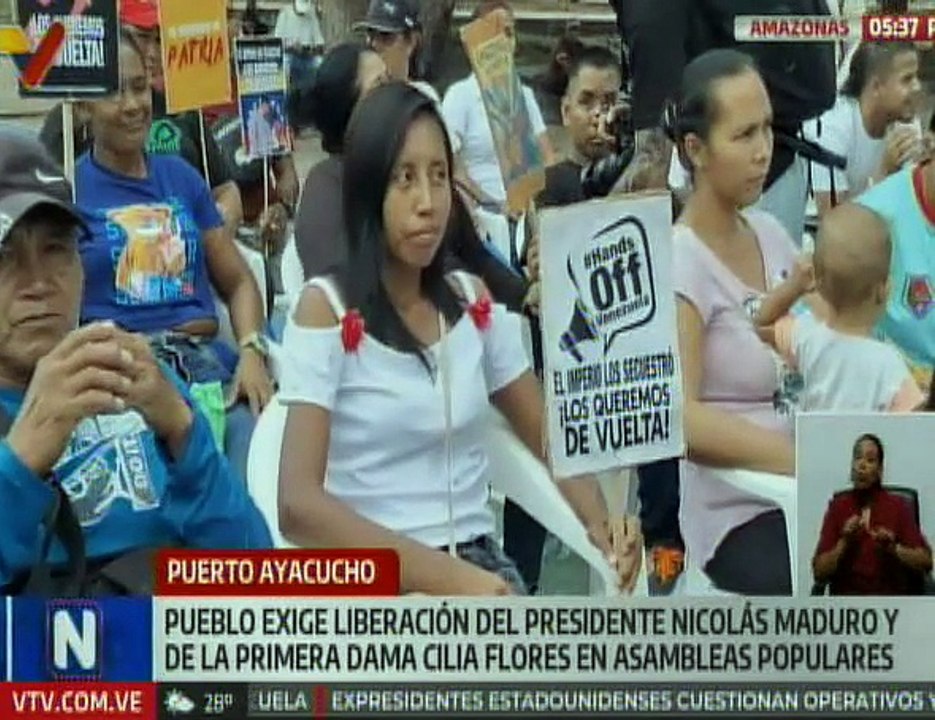 Pueblo organizado de Amazonas se une en defensa de la Revolución Bolivariana