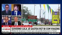 Lula já gastou R$ 7 bilhões com viagens e supera gestões Bolsonaro e Temer