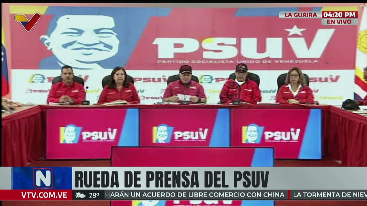 PSUV seguirá en las calles exigiendo la liberación del Presidente Maduro y Cilia Flores