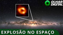 Buraco negro central da Via Láctea entrou em erupção