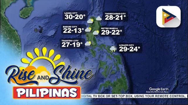 Shear line, nagdadala ng mga pag-ulan sa eastern section ng Visayas at Mindanao; amihan, patuloy na nakaaapekto sa Luzon at Visayas