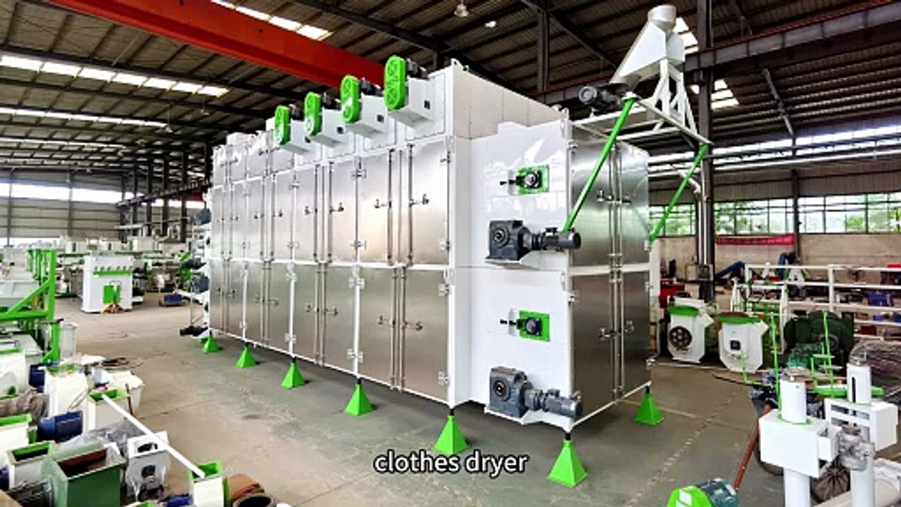 High-Efficiency Dryer Machine for Feed and Biomass Materials