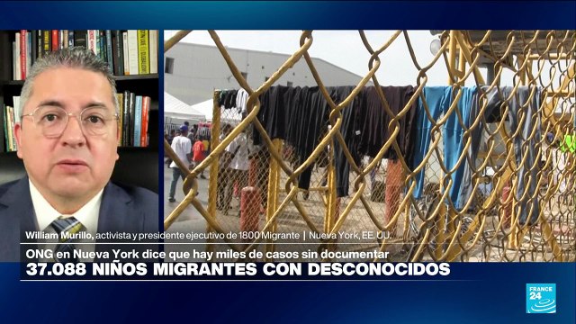 William Murillo: Son más de 37 mil niños migrantes entregados a personas que no eran familiares ni conocidos