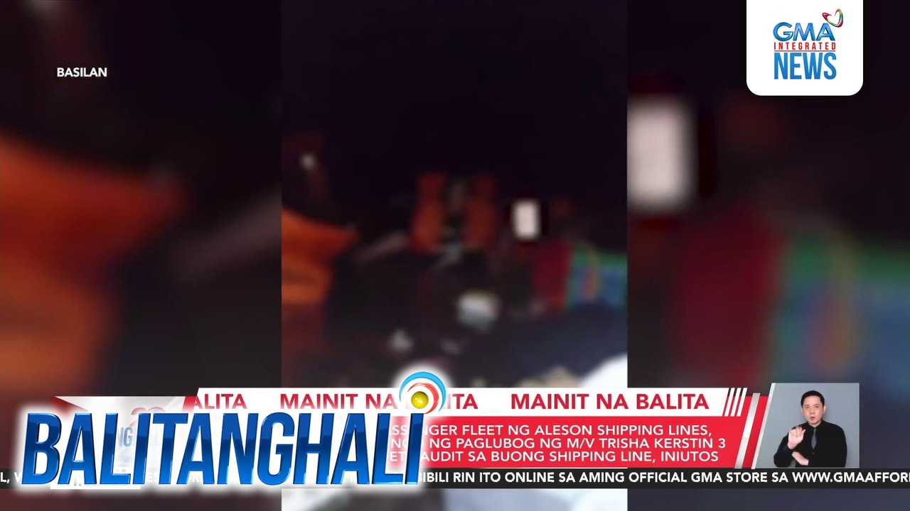 Operasyon ng buong passenger fleet ng Aleson Sh...