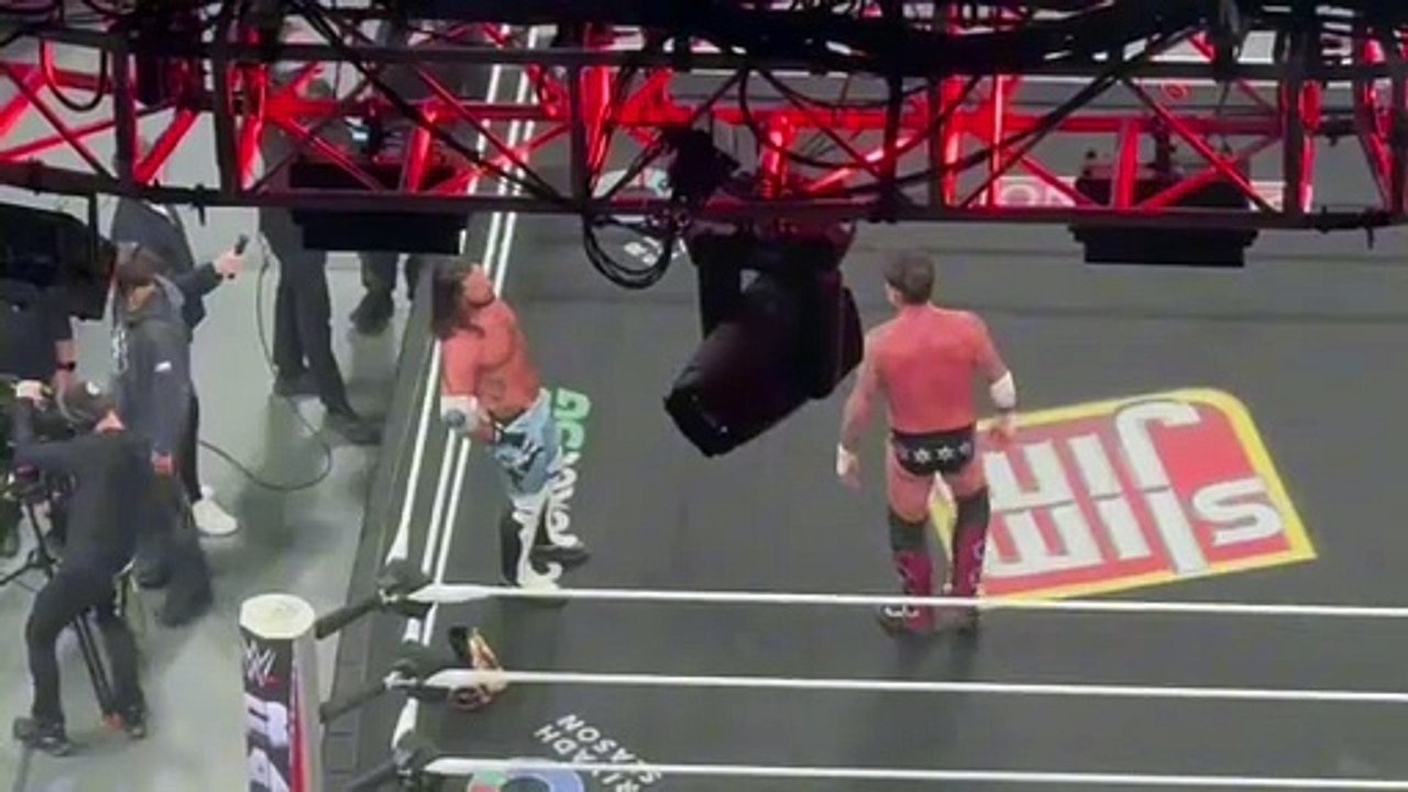 What Happens Off Air with CM Punk and Aj Styles after WWE Raw