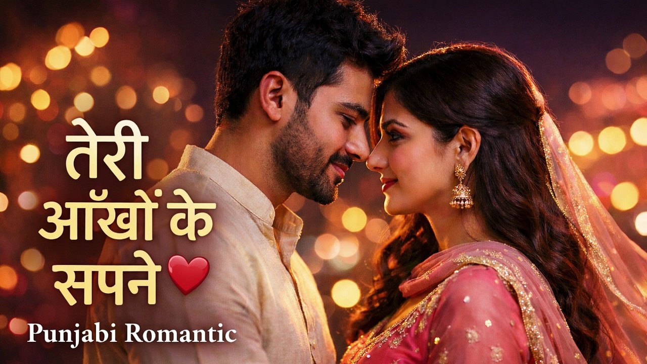 Teri Aankhon Ke Sapne ❤️ | Punjabi Romantic Love Song | Soulful Punjabi Melody