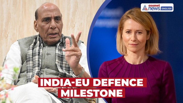 EU’s Kaja Kallas in Talks with Rajnath Singh | India-EU Security & Defence Pact