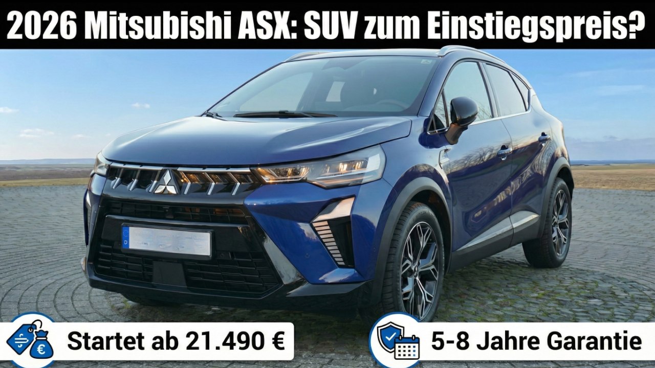 2026 Mitsubishi ASX im Vergleich zur Konkurrenz