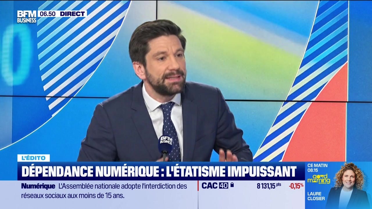 L’Edito de Raphaël Legendre : Dépendance numérique, l'étatisme impuissant - 27/01