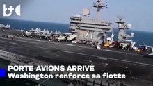 Le porte-avions américain arrive au Moyen-Orient