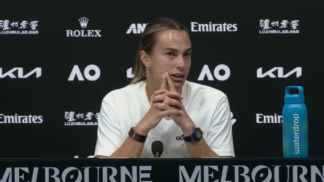 Tennis - Open d'Australie 2026 - Aryna Sabalenka : Je ne comprends pas pourquoi les Grands Chelems ne nous laissent pas porter WHOOP