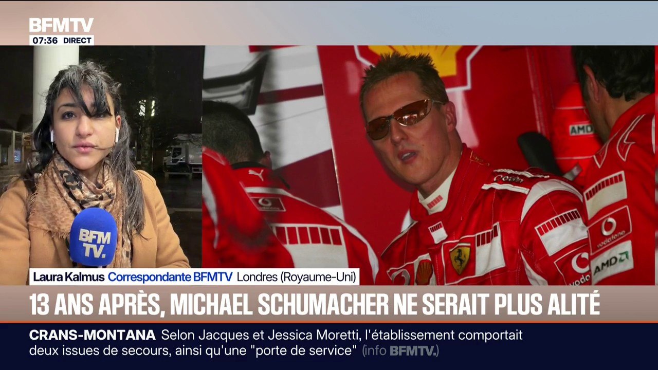 13 ans après son accident de ski, l'ancien champion de F1 Michael Schumacher n'est plus alité et se déplace en fauteuil roulant, selon un journaliste du Daily Mail