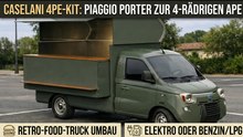So wird aus dem Piaggio Porter ein stylisher Food-Truck