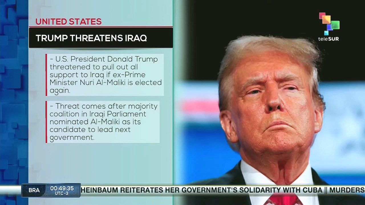 Pres. Donald Trump threatens Iraq