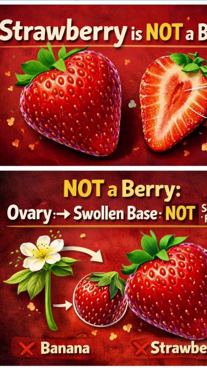 Do you know Bananas Are Berries… But Strawberries Aren’t