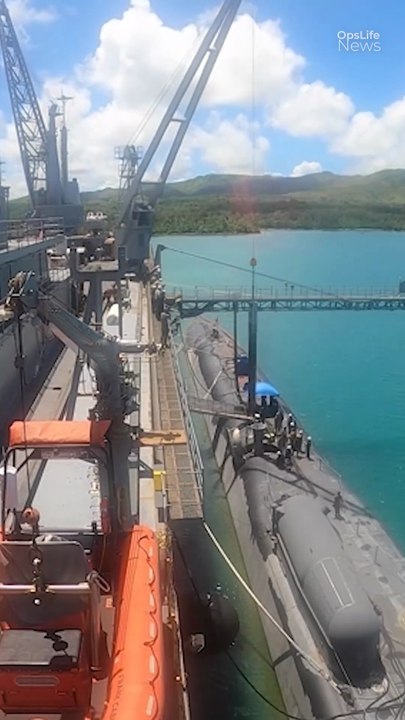 How a Submarine Reloads 154 Missiles at Sea