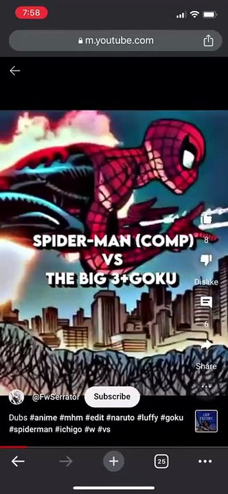 Febuary 2024 Composite Spider-Man VS Big 4 Anime/Manga