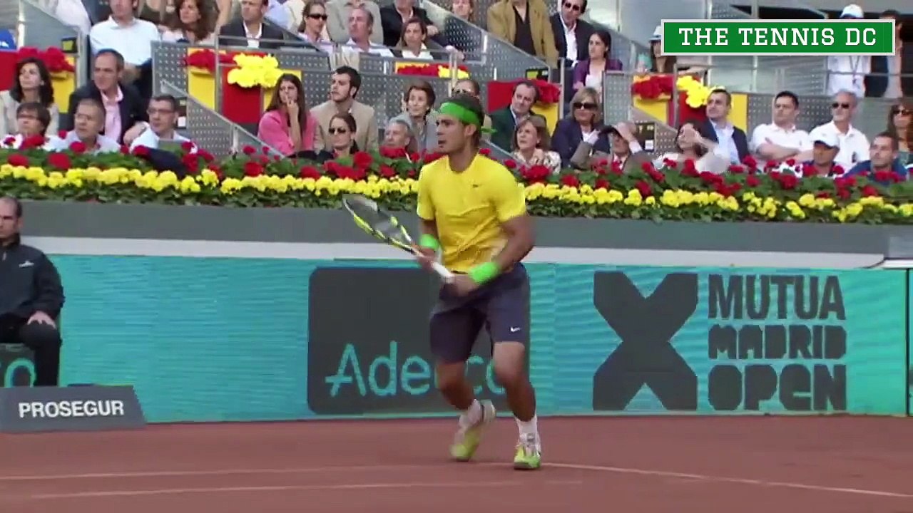 Novak Djokovic v. Rafael Nadal - 2011 Madrid F Highlights -