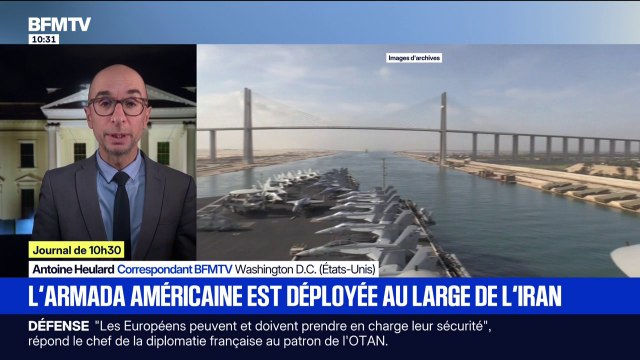 Iran: Donald Trump se réjouit de la présence d'une grande armada américaine au Moyen-Orient