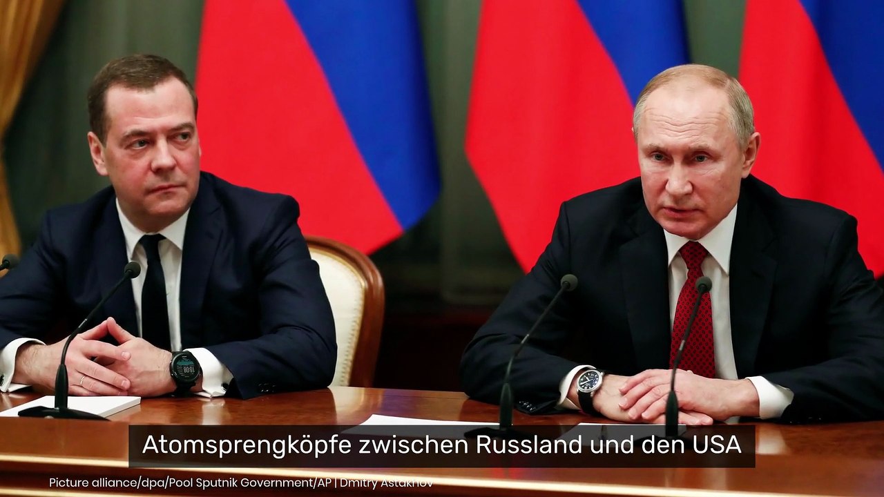 Dmitri Medwedew : Es geht um 3000 Atomsprengköpfe - Putin-Vertrauter spricht Nuklearwarnung aus