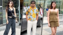 BKC Spotted: Tu Yaa Main Stars Shanaya Kapoor - Adarsh Gourav & Dangal Girl Fatima Sana Sheikh | Mumbai