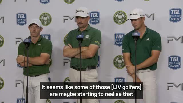 LIV golfers 'starting to realise they're not getting everything' - McIlroy