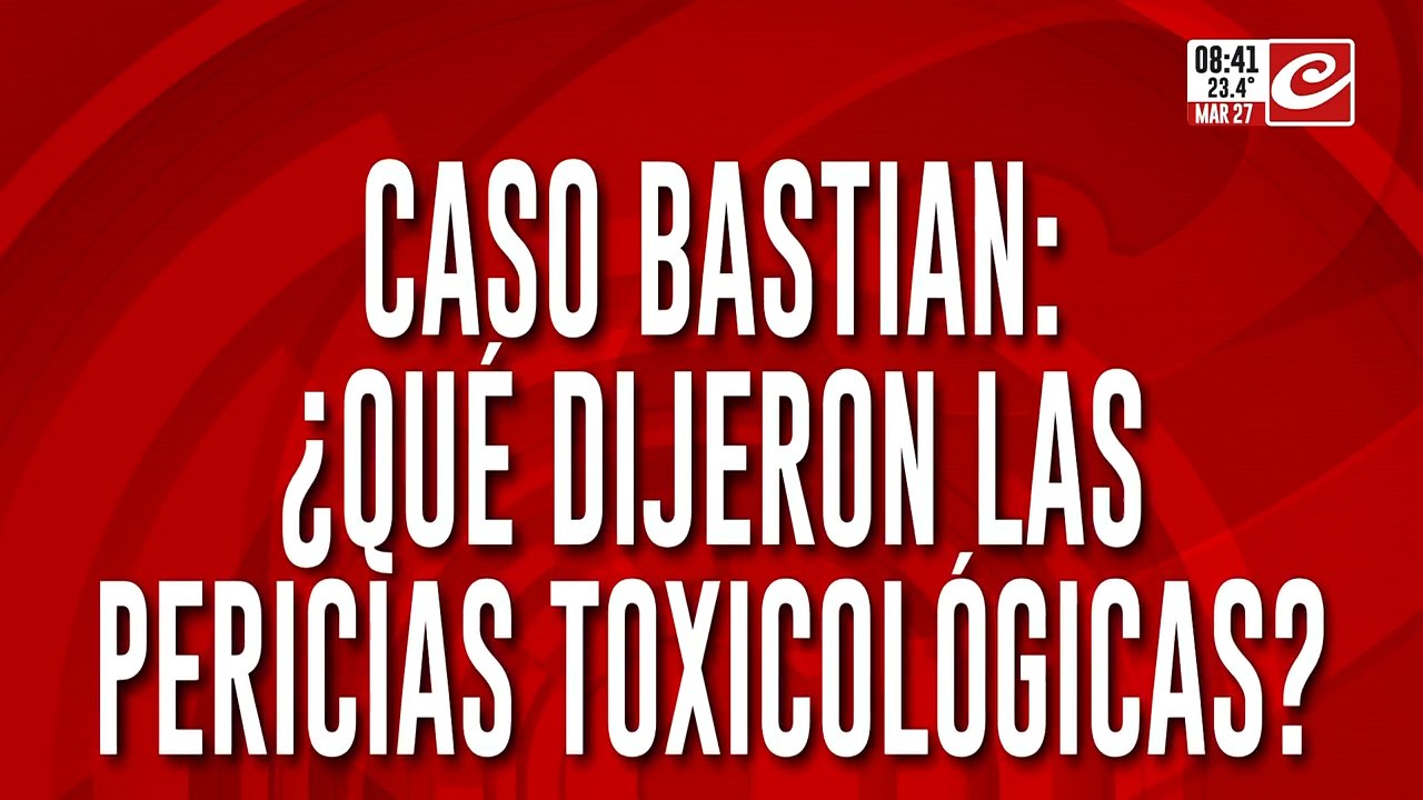 Mientras Bastian pelea por su vida se conocieron los resultados de las pericias toxicológicas