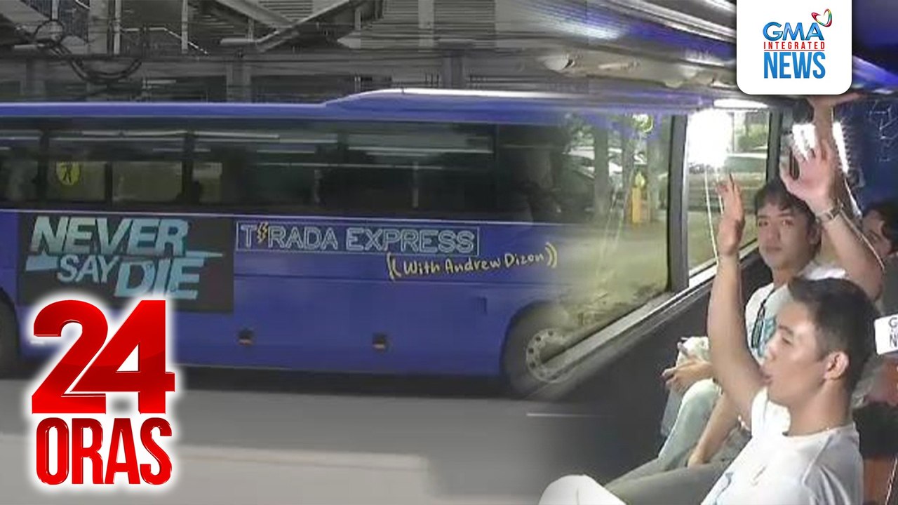 Cast ng 'Never Say Die' Jillian Ward, David licauco, at Kim Ji-Soo, nag-ikot sa Q.C sakay ng Tirada Express | 24 Oras