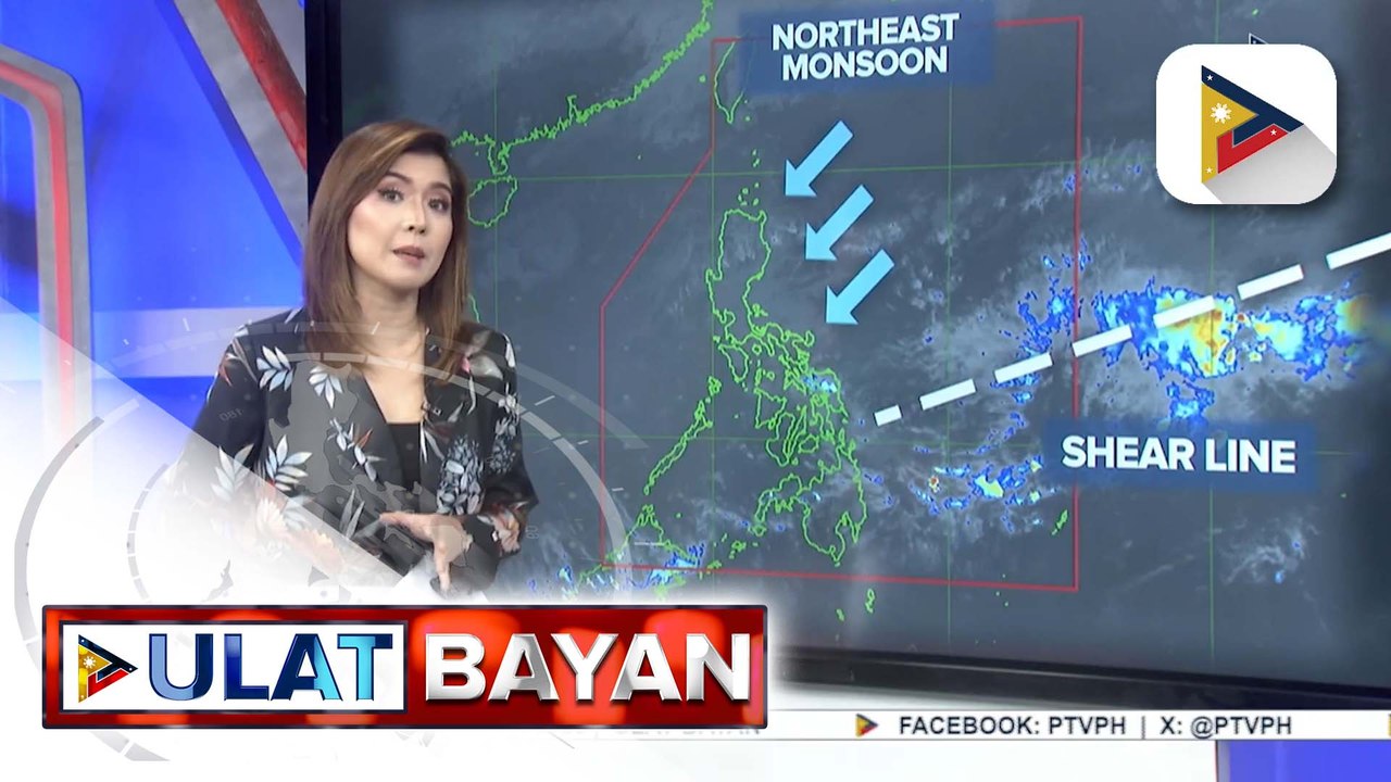 Amihan, ramdam hanggang Visayas, habang patuloy na magdadala ng pag-ulan ang shear line sa ibang bahagi ng bansa