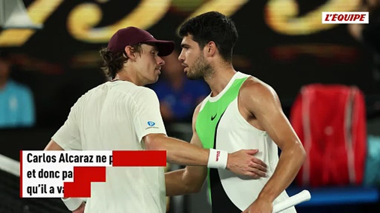 Carlos Alcaraz déborde Alex De Minaur et se qualifie pour la première fois en demi-finales de l'Open d'Australie - Tennis - Open d'Australie