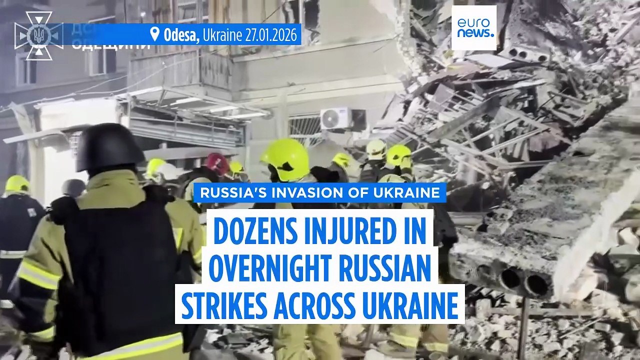 At least three killed in Russian strike on Odesa as Zelenskyy urges speedier diplomacy